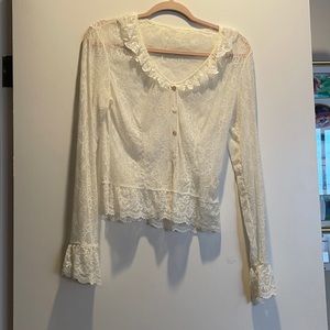 Vintage button blouse